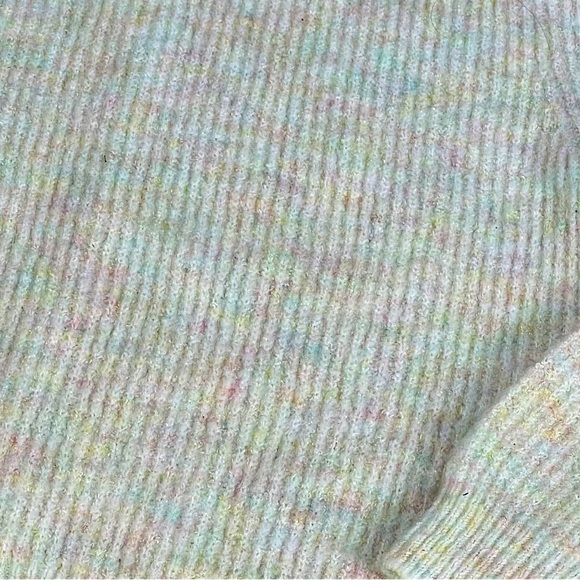 BP size Xs from Nordstrom fuzzy cream marl sweater with rainbow speckles EUC - Picture 9 of 16